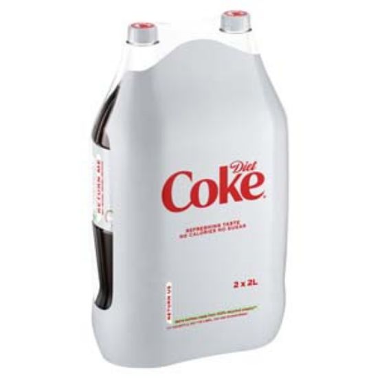 Picture of 2lt Diet Coke Bottle TWIN Pk x3 DRS